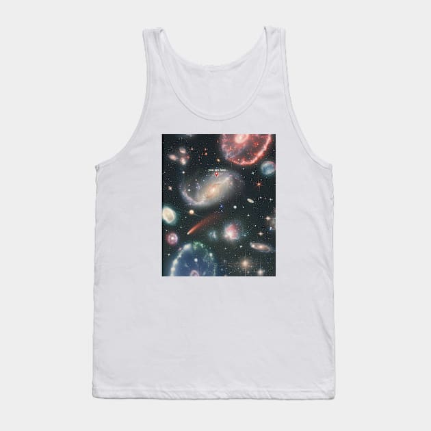 YOU ARE HERE Tank Top by thestarscollector